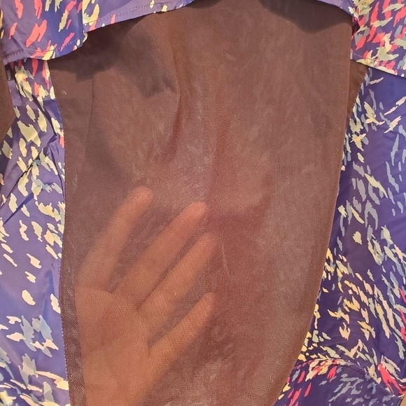 NWT Lularoe Rise Determined Zip Up Windbreaker‎ XL Floral.DETERMINEDLIGHTWEIGHT - Picture 3 of 16